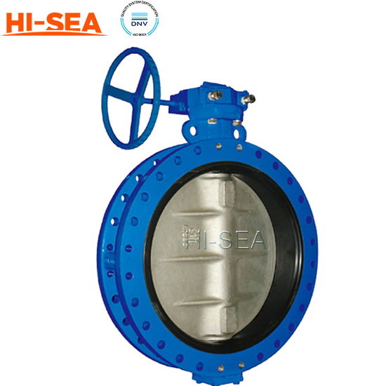 JIS F7480 Marine Double Flanged Type Butterfly Valve